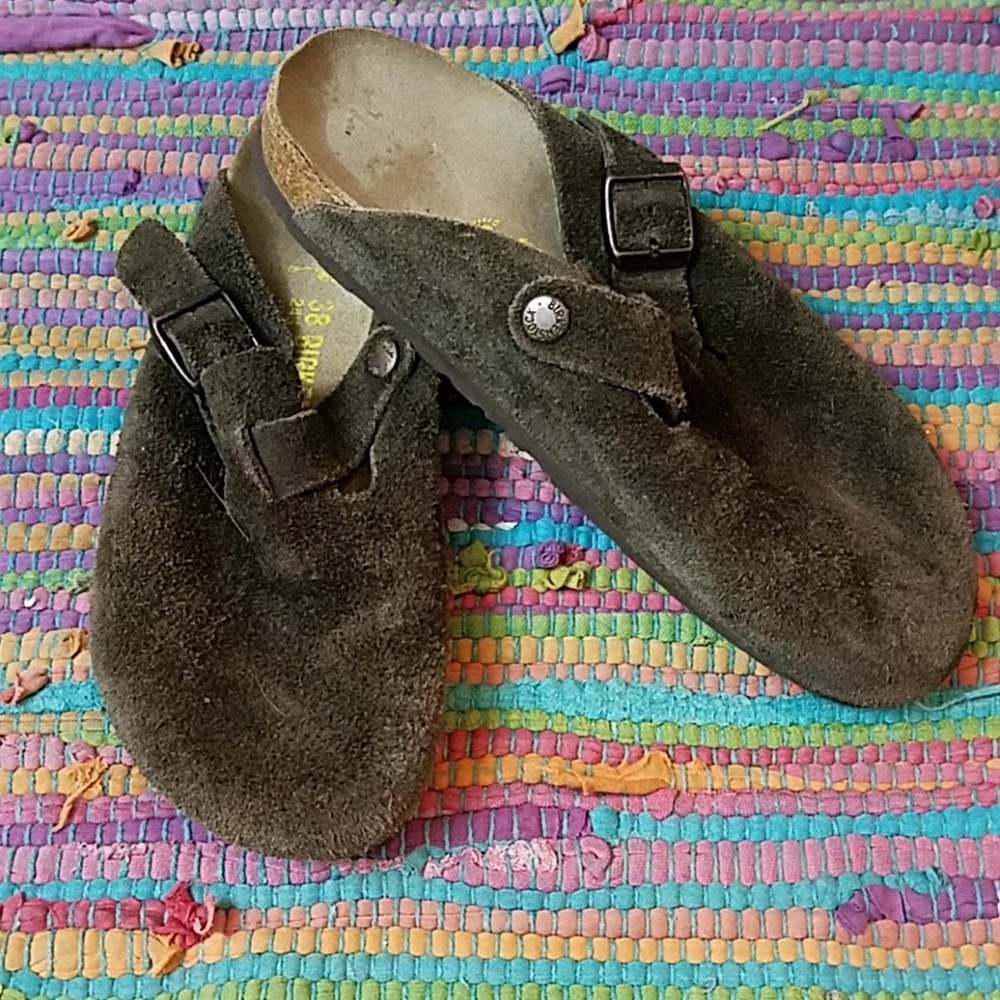 Birkenstock brown mules 38 L7 M5